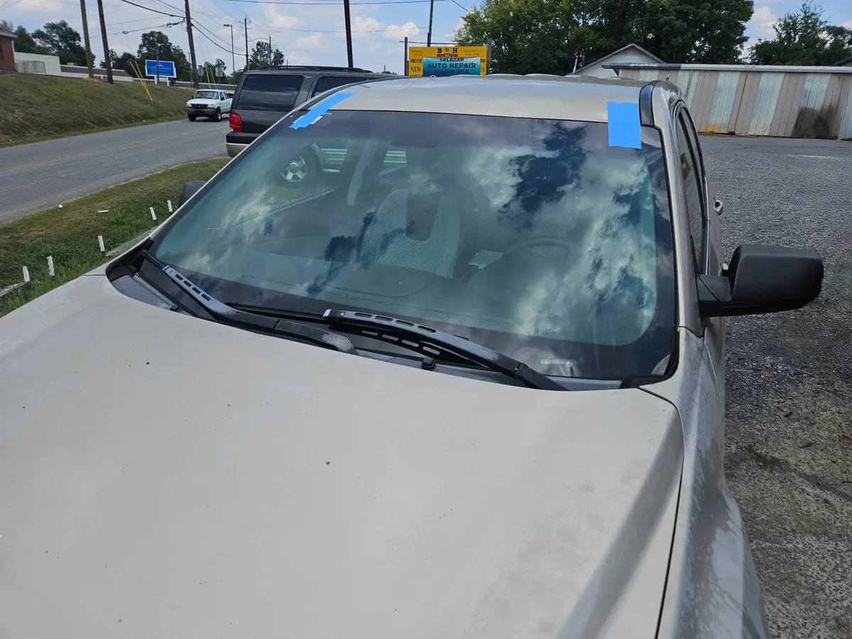 Chevy Equinox after windshield replacement following deer impact damage