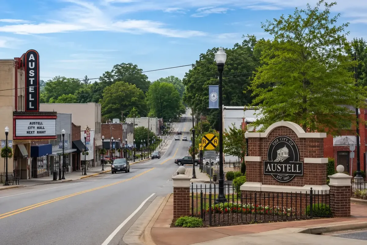 Austell Georgia auto glass service area